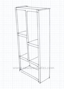 How to make a Cottage Shadow Box Sketch - Free Plans