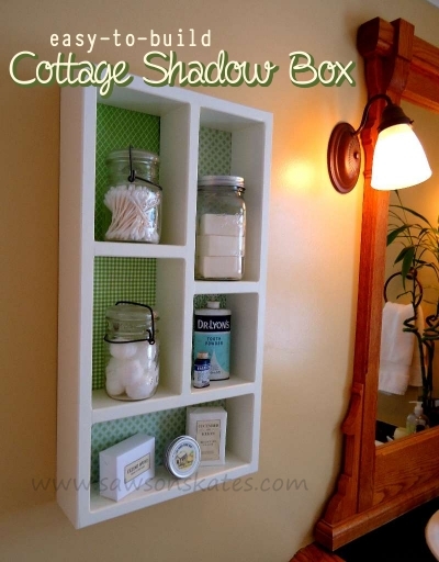 How to make a Cottage Shadow Box - Free Plans