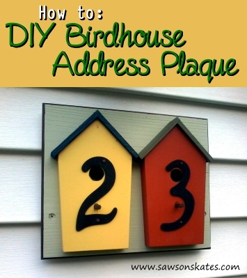 how to make a diy birdhouse address plaque 1 ht