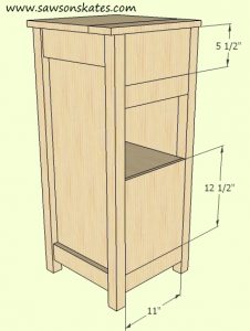 How to make a DIY Wine Cabinet Back Installation- Free Plans