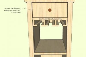 How to make a DIY Wine Cabinet Drawer - Free Plans