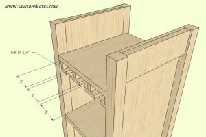 How to make a DIY Wine Cabinet Stemware Installation - Free Plans