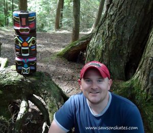 How to make a recycled coffee container tiki statue with solar light tutorial