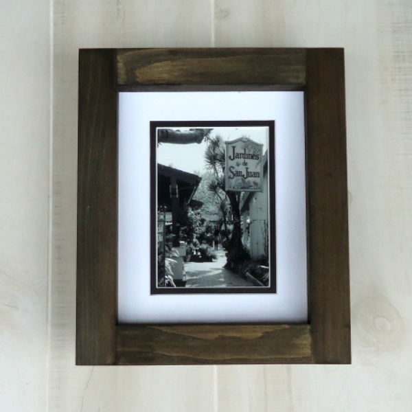 DIY No Miter Cut Picture Frame