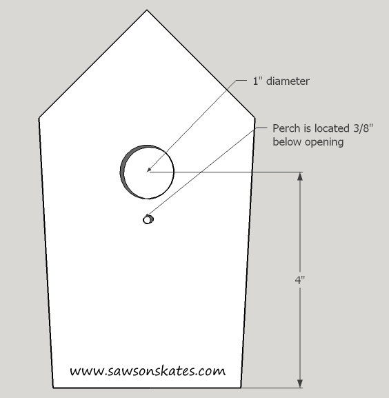 DIY Birdhouse Address Plaque