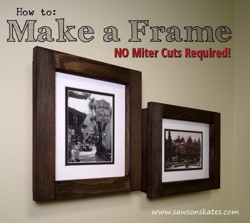 How to make a no miter cut frame free plans