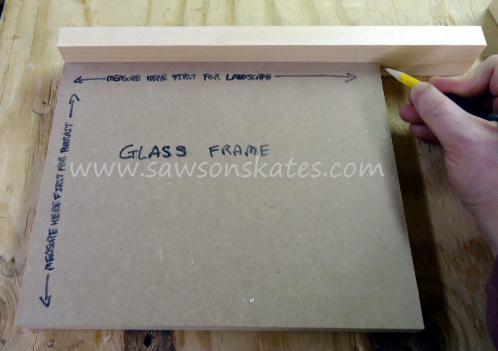 How to make frame without miter cuts step 4 Saws on Skates
