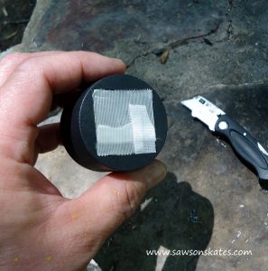 How to make a recycled coffee container tiki statue with solar light tutorial