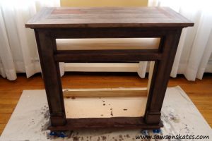 Dark Chocolate Brown Wood Stain - Oxidize the Wood