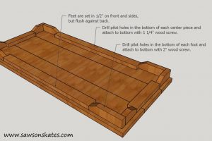 Electric Fireplace Mantle Assemble Feet