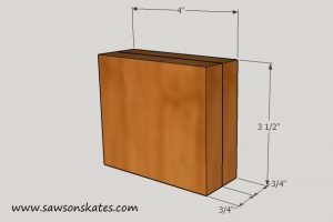 Electric Fireplace Mantle Plinth Blocks