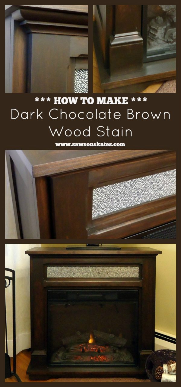 How to Get a Dark Brown Wood Stain (on Pine) Saws on Skates®