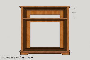 Electric Fireplace Mantle Install Top Panels