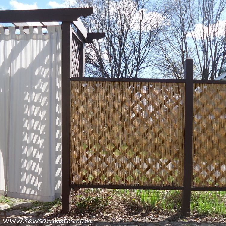 DIY Privacy Fence after south