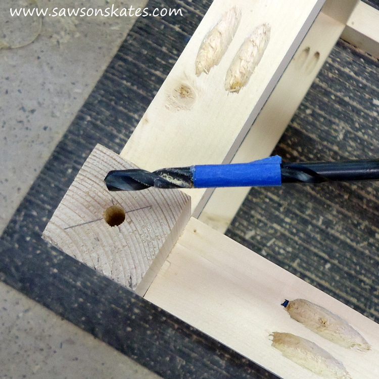 diy bar cart casters Saws on Skates