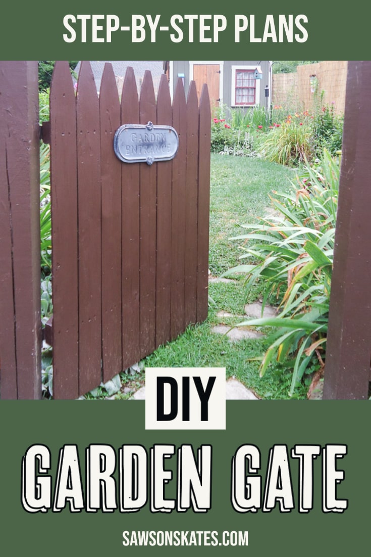 Easy DIY Garden Gate (Simple StepbyStep Plans) Saws on Skates®