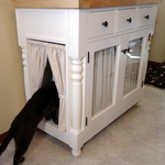 Why Building DIY Furniture isn't Always About Saving Money - Kitty Litter Cabinet
