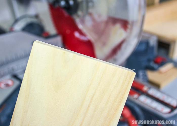 Once you have squared the end of the board youâ€™re ready to start cutting your board to length.