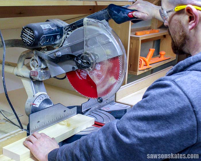 If you're like me, the miter saw is one of the tools I use the most to build my DIY furniture projects. Today Iâ€™m sharing how we can make the most of one of the tools we use the most... 7 miter saw tricks every DIYer should know!