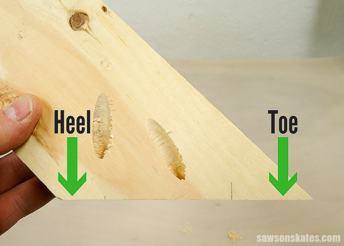 Drilling pocket holes on miter joints - The 