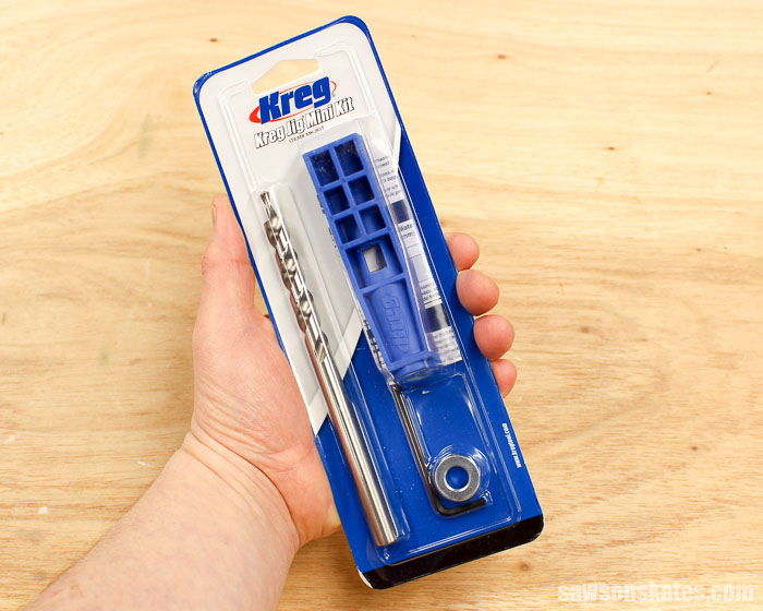 Learn how to use a Kreg Jig Mini! It's perfect for making hard-to-reach repairs, adding pocket holes to assembled projects and even building DIY furniture.
