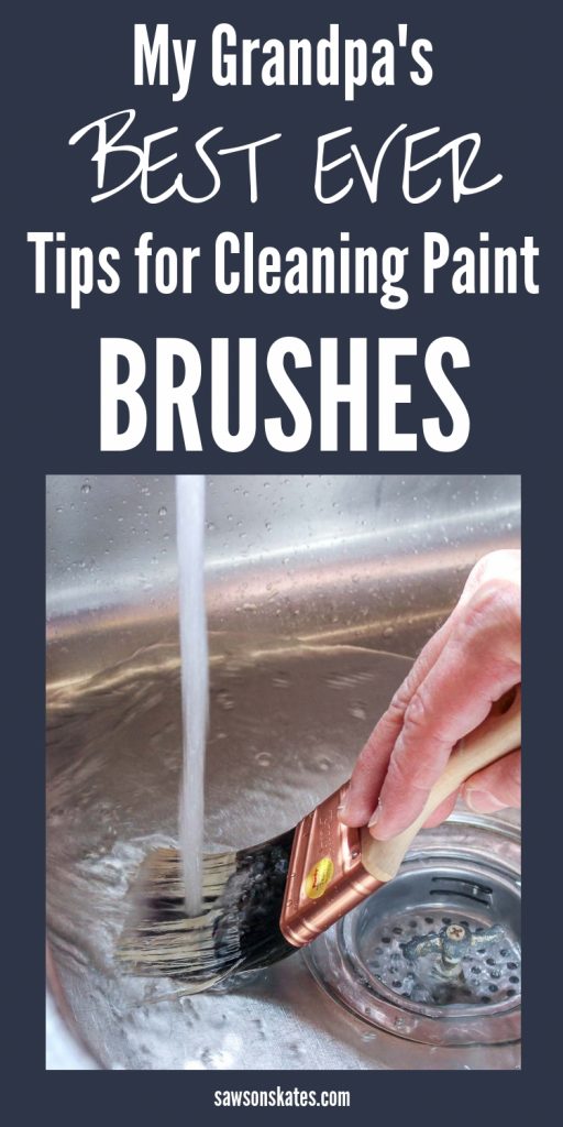 tips for cleaning paint brushes