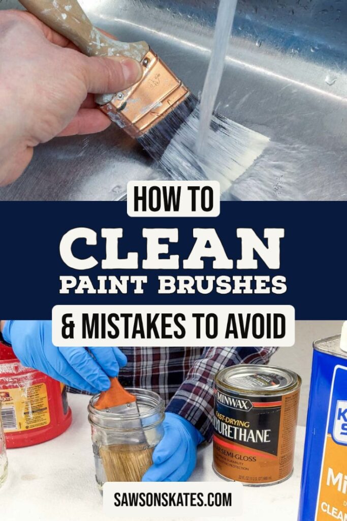 The best way to wash paint brushes (and store them too) 