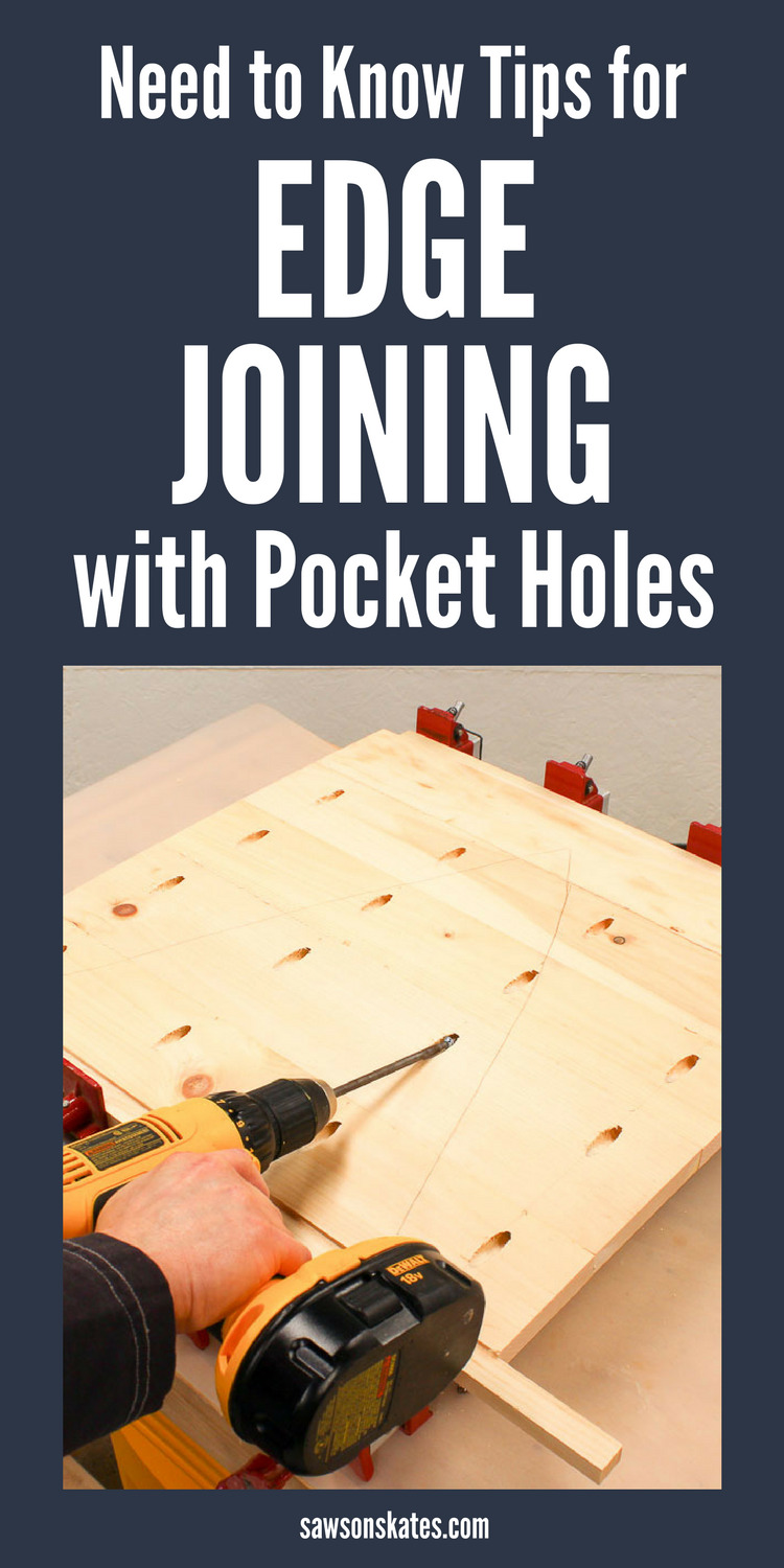 Need to Know Pocket Hole Tips for Edge Joints
