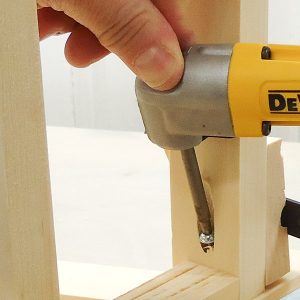 A right angle drill is a must-have tool for tight spaces