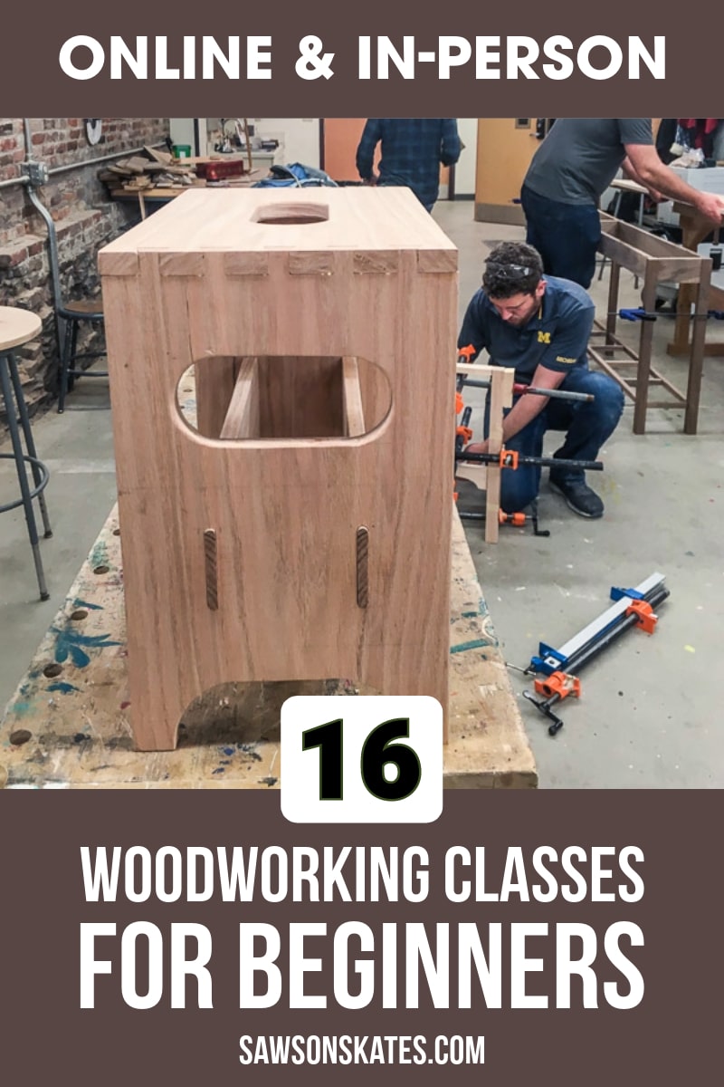 16 Beginner Woodworking Classes (Online + In-Person) | Saws On Skates®