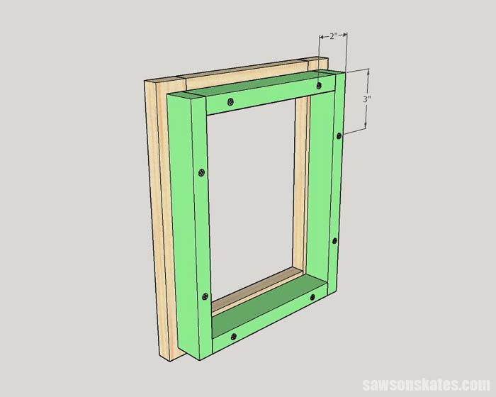 Attaching the back on a DIY wood picture frame