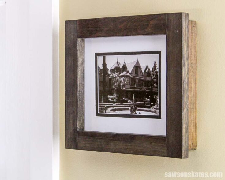 Easy DIY Picture Frame (Without Complicated Cuts) Saws on Skates®
