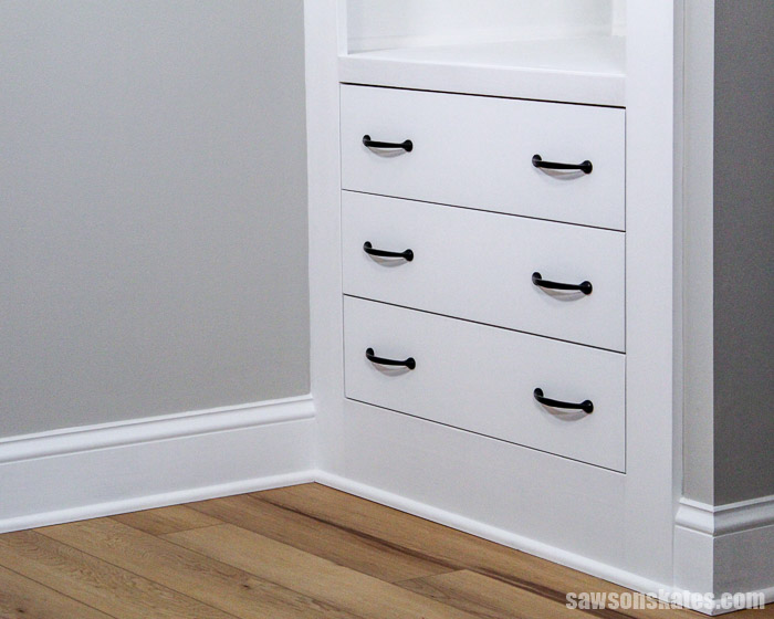 How to build a drawer for a cabinet