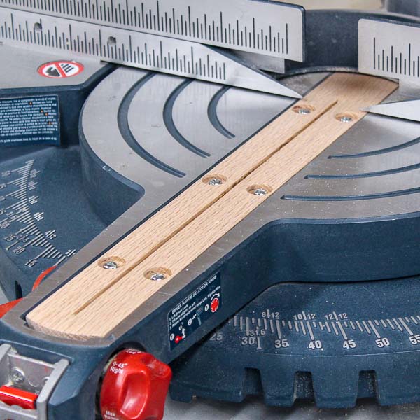 How to Make a Zero Clearance Insert for a Miter Saw