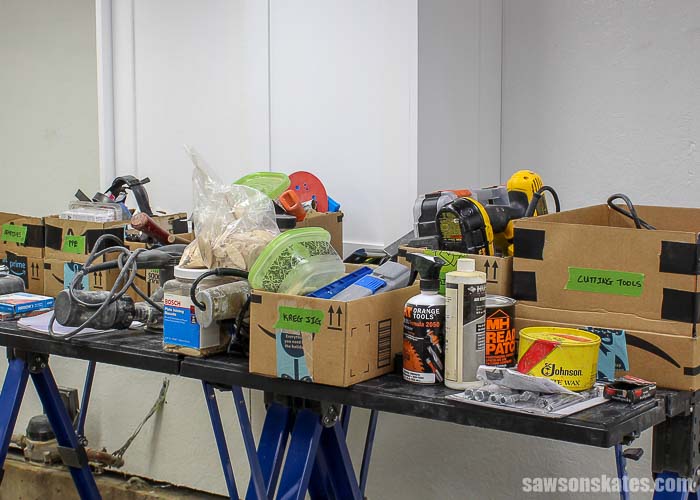 Sorting is the first step for how to organize tools
