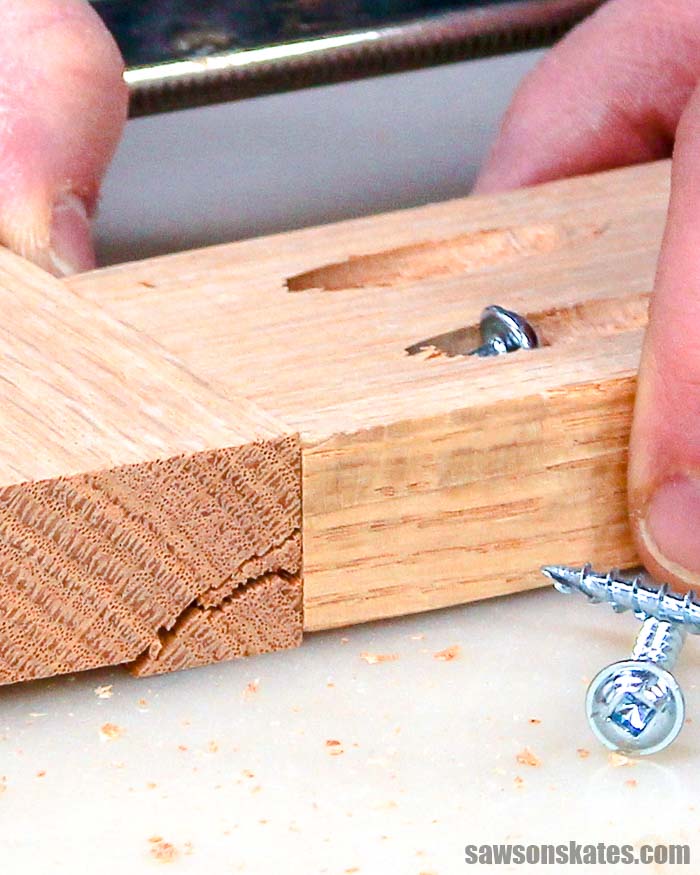 Driving a pocket screw into a pocket hole can sometimes crack the wood. Use these 7 tips and tricks to prevent splitting the wood when using your Kreg Jig.