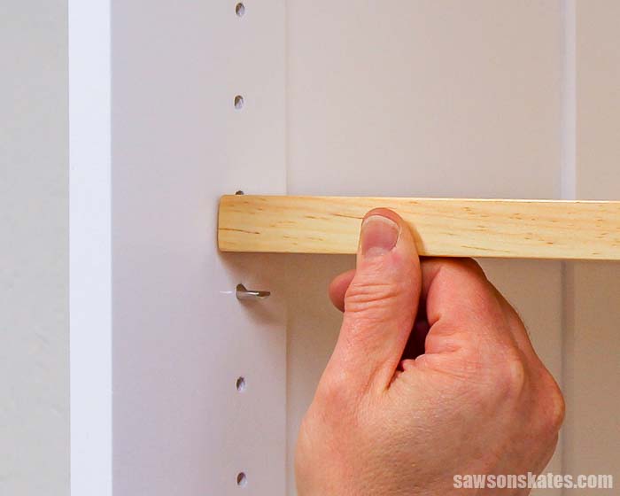 How to Make Adjustable Shelves with a Shelf Pin Jig