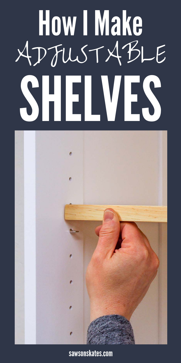 How to Make Adjustable Shelves with a Shelf Pin Jig Saws on Skates®