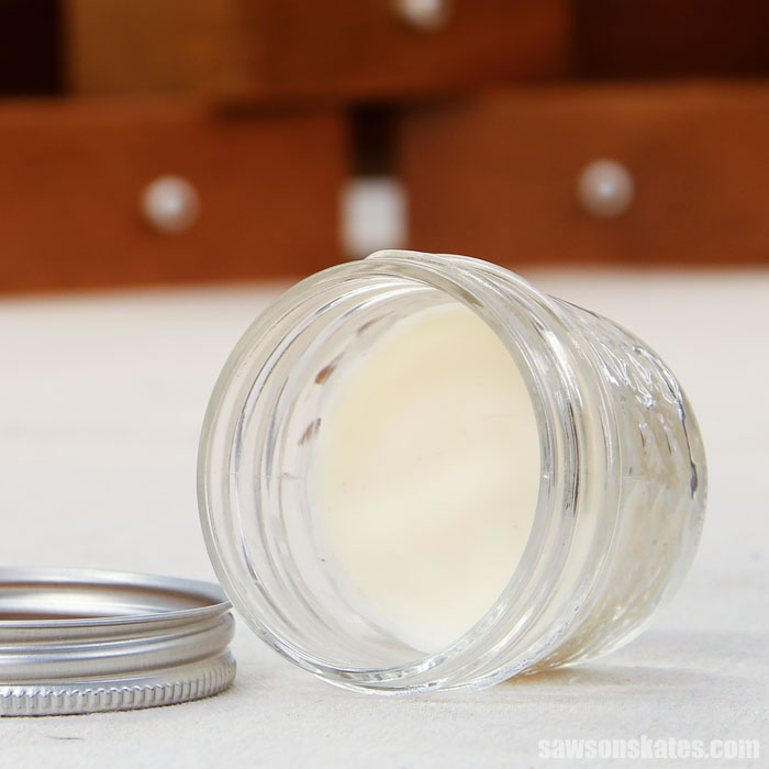 This DIY beeswax finish is a natural way to give wood a warm glow. Beeswax polish is easy to apply, makes wood feel silky smooth, and smells good too! 