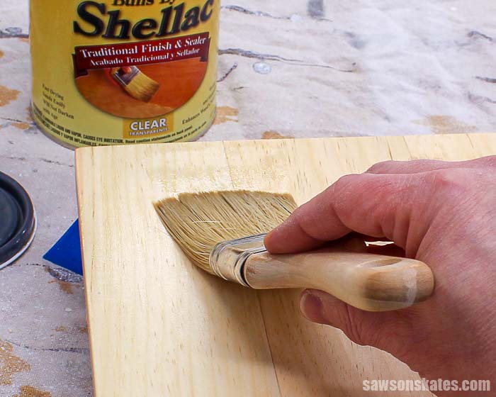 Shellac is a warm colored finish for wood that’s easy to apply with a rag, brush or sprayer. It dries quickly so multiple coats can be applied in one day.