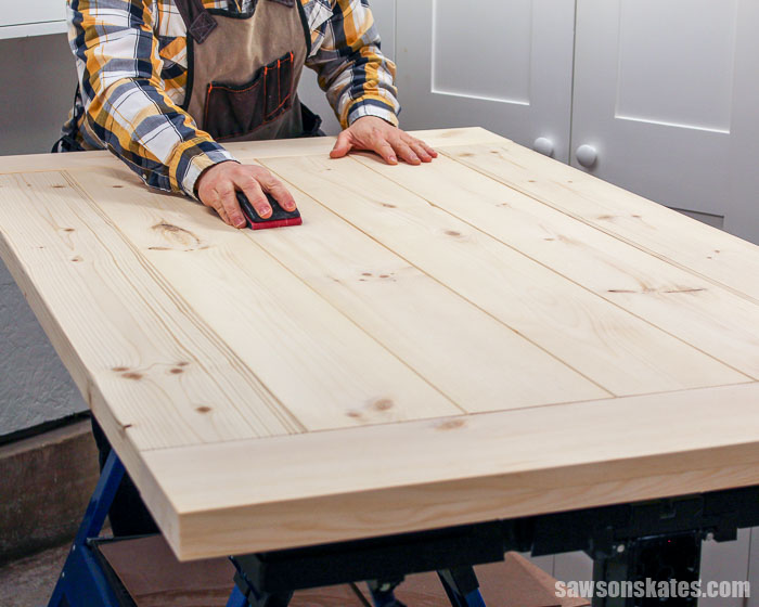 DIY Farmhouse Table Top (The Right Way) | Saws on Skates® (700 x 560 Pixel)