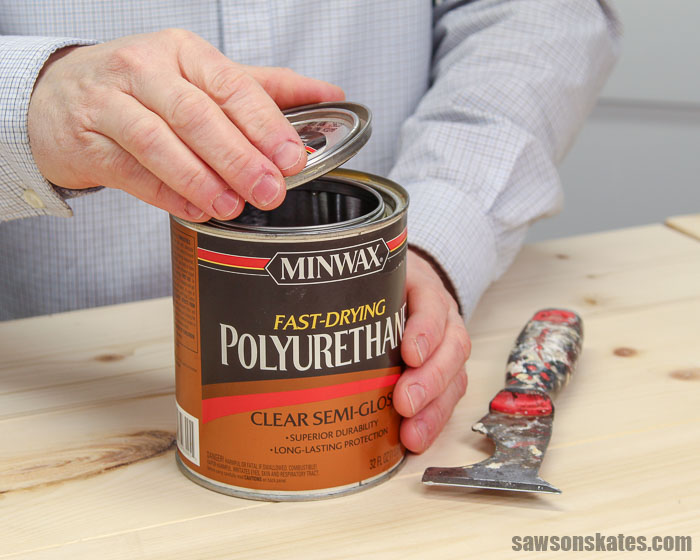 Polycrylic vs Polyurethane - opening a can of oil-based polyurethane