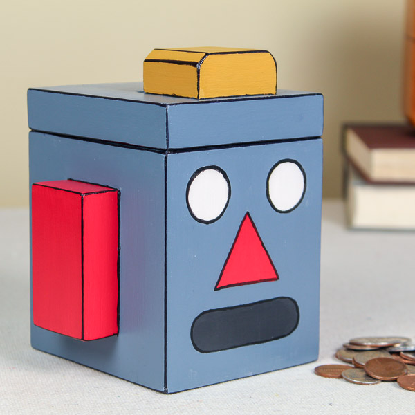 Robot Emoji DIY Piggy Bank