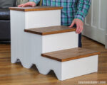Easy DIY Dog Stairs (for Bed + Couch) | Saws on Skates®