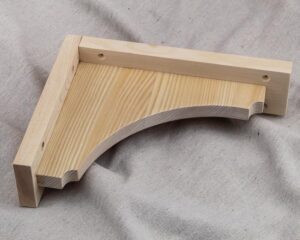 wood shelf brackets diy
