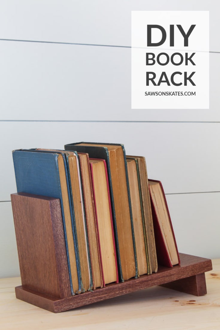 DIY Tabletop Book Rack Plans (Easy + Only 4 Screws) Saws on Skates®