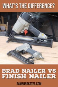 A brad nailer and a finish nailer look similar, but there are some significant differences between them. Learn the differences in this side-by-side comparison.