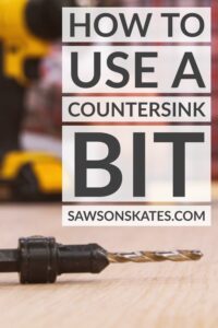 Learn how to use a countersink drill bit with this step-by-step tutorial. A countersink drill bit prevents tearout, reduces the chances of splitting the wood, and makes DIY projects look more professional. See how to use one now!