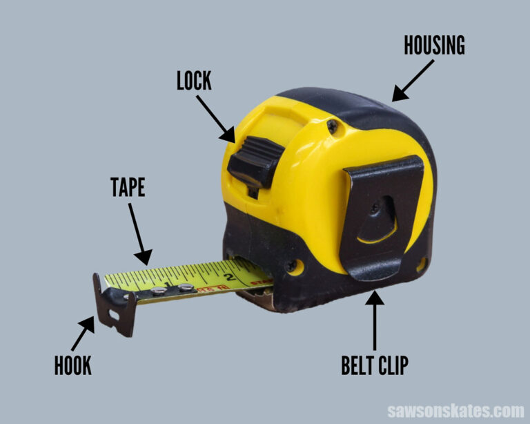 How to Use a Tape Measure Correctly (Tips for Success) | Saws on Skates®