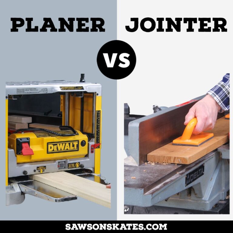 Jointer vs Planer (Differences & Which to Buy First) Saws on Skates®